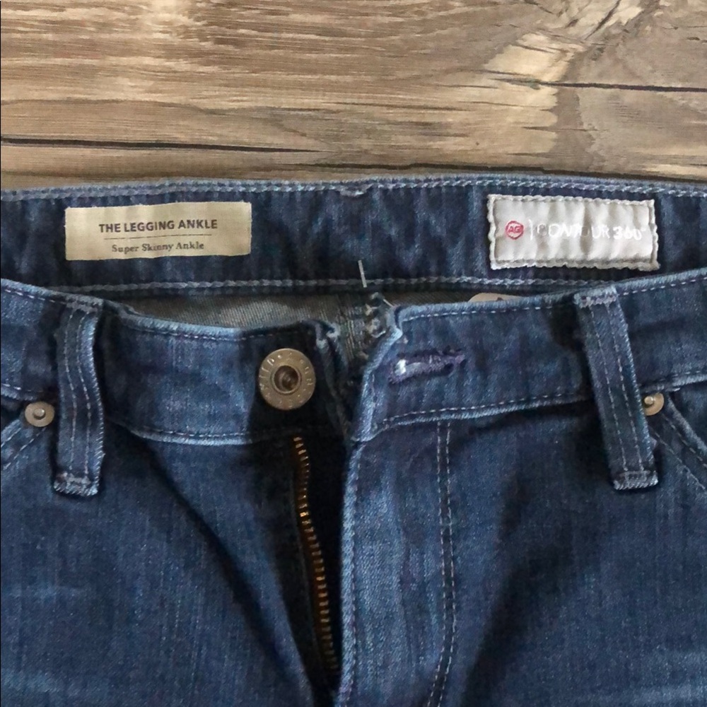 Ag Adriano Goldschmied Blue Skinny Jeans Modern Fit